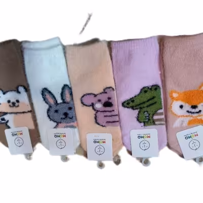 جوراب بچه گانه حوله ای