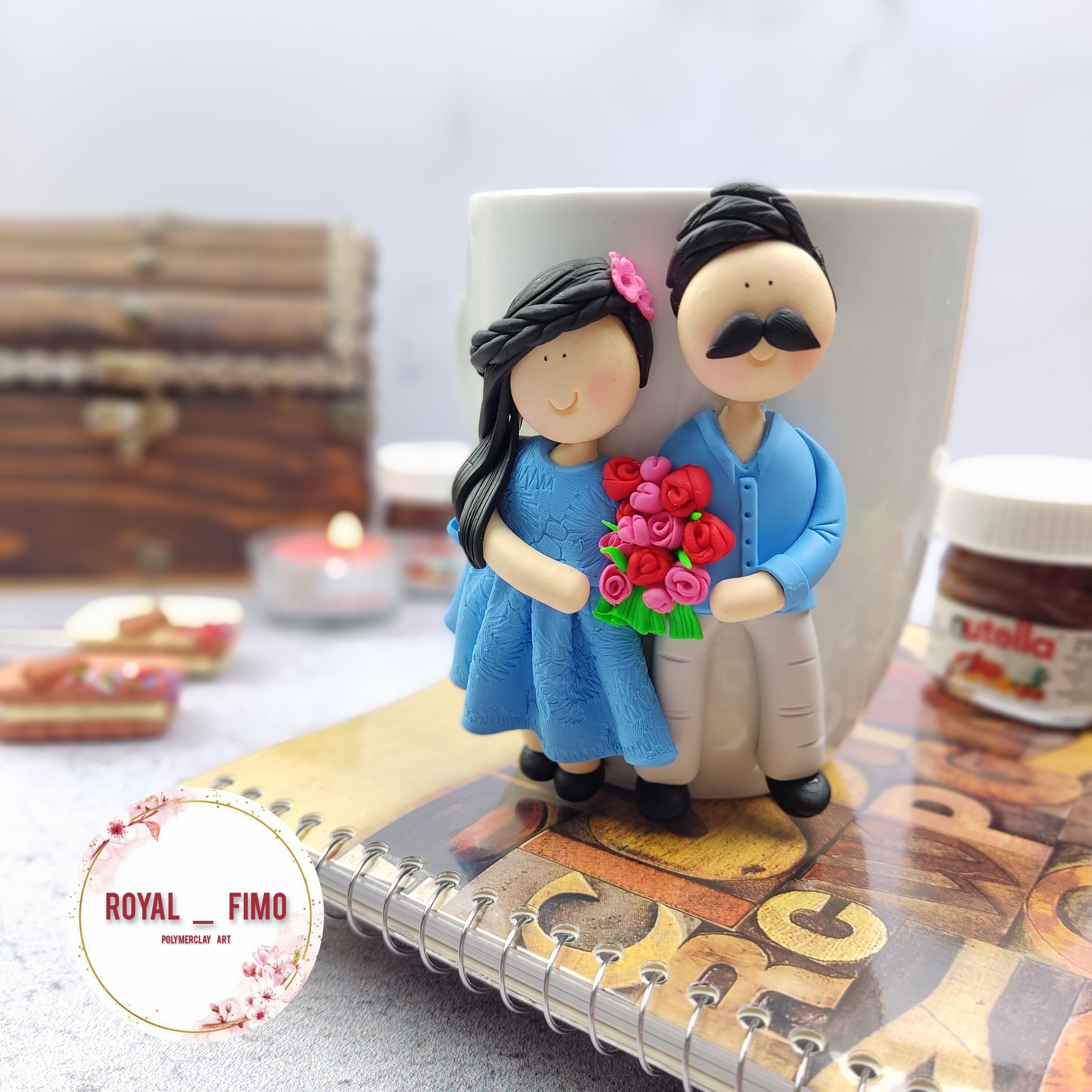 ماگ ست عاشقانه آبی