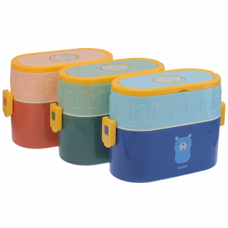 ظرف غذا 2 طبقه حیوانات کد 2516