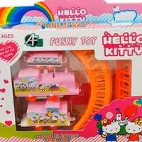 قطار اسباب بازی مدل هلو کیتی Hello Kitty