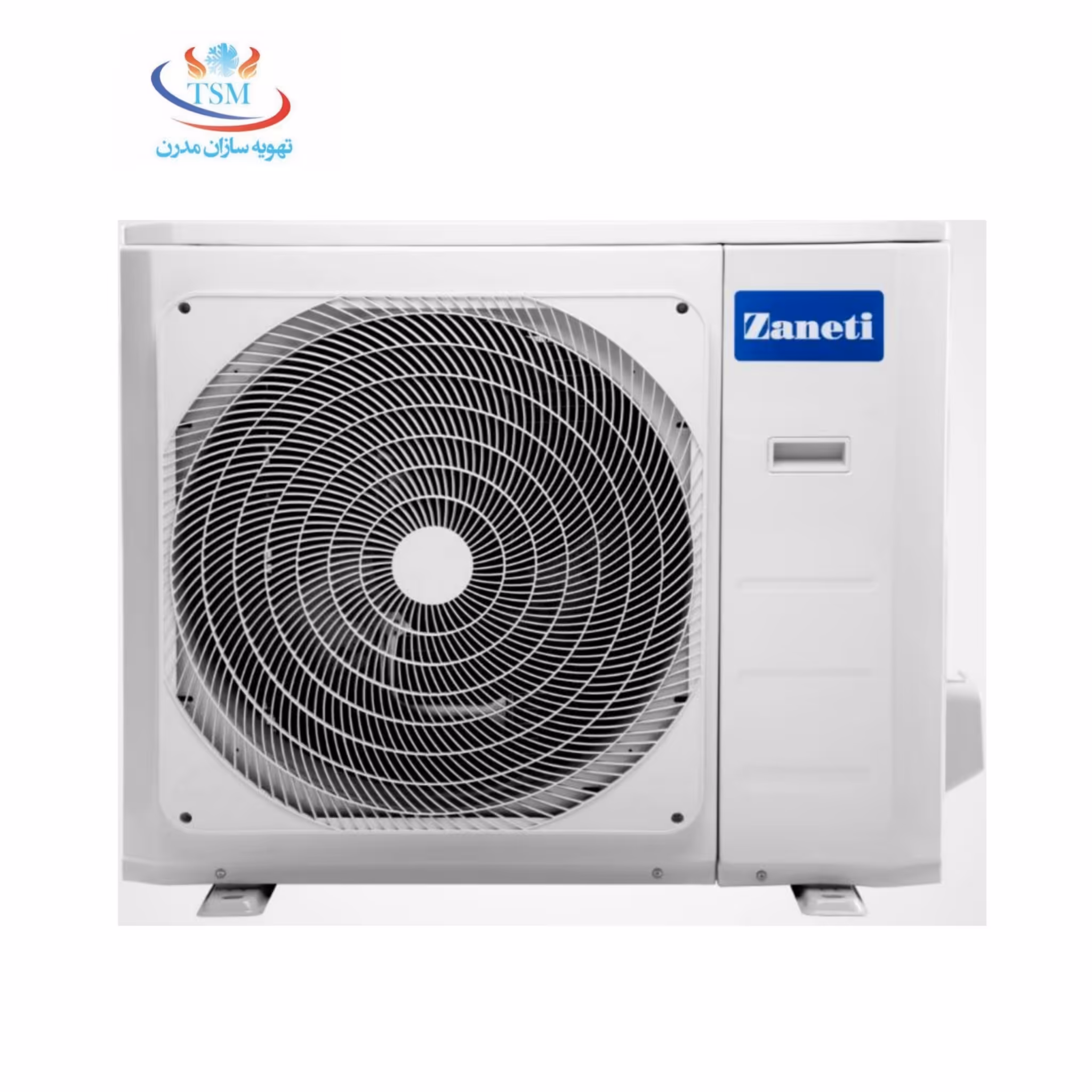 داکت اسپلیت 30000 زانتی به همراه کویل آبگرم و ترموستات لمسی ( موتور کوچک ) S 