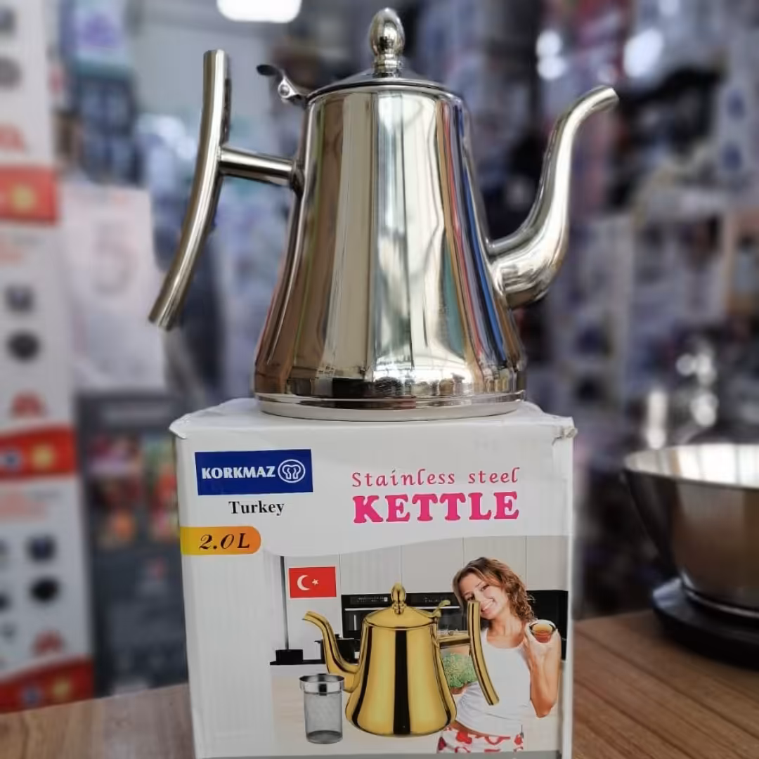 قوری استیل 2 لیتری کرکماز