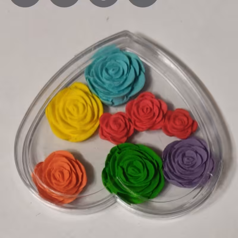 تاپر گل رز رنگی