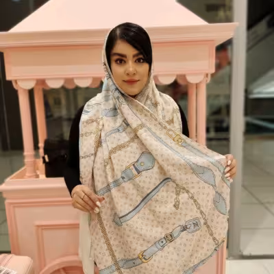 شال نخی شال عیدانه شال رنگی شال بهاره