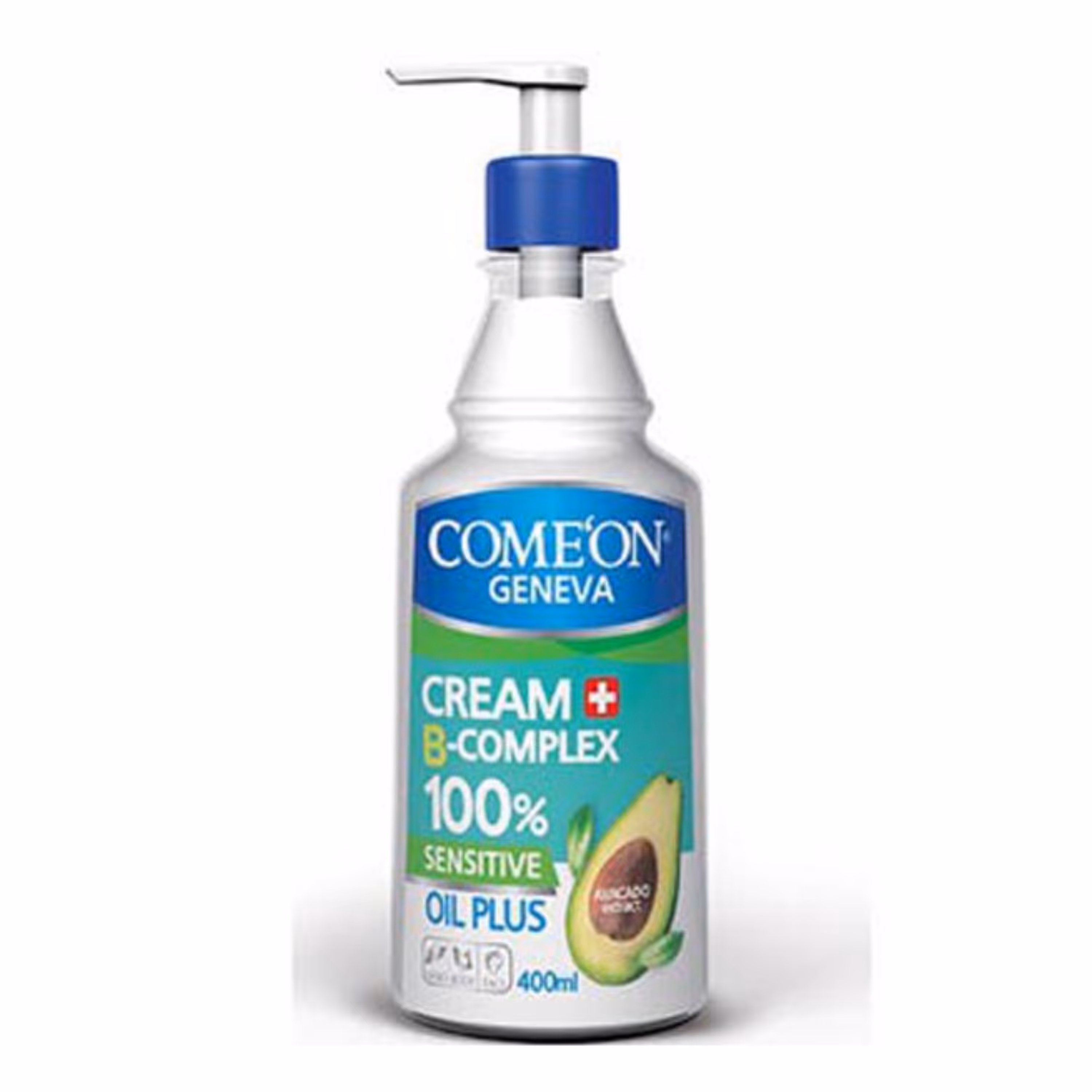 کرم پمپی ب کمپلکس عصاره آواکادو مناسب پوست خشک 400 میل کامان