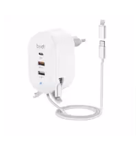 شارژر دیواری بودی 30 وات مدل M8J312TE و کابل تبدیل USB-C به Micro USB / لایتنینگ