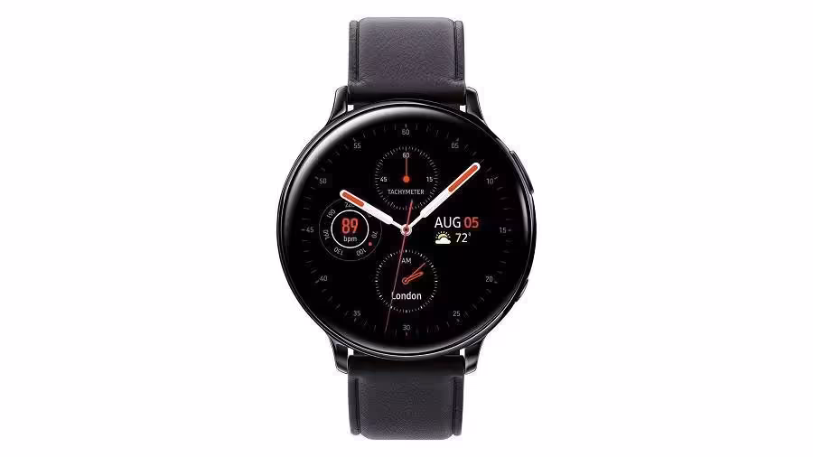 ساعت هوشمند سامسونگ مدل Galaxy Watch Active2R820 44mm Leatherband Smart
