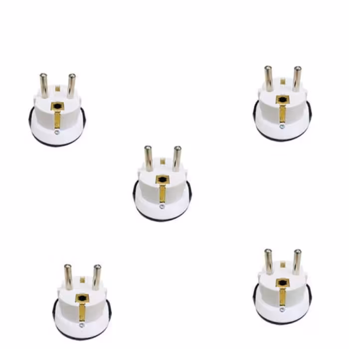 تبدیل دوشاخه برق مدل MAB.98 بسته 5 عددی