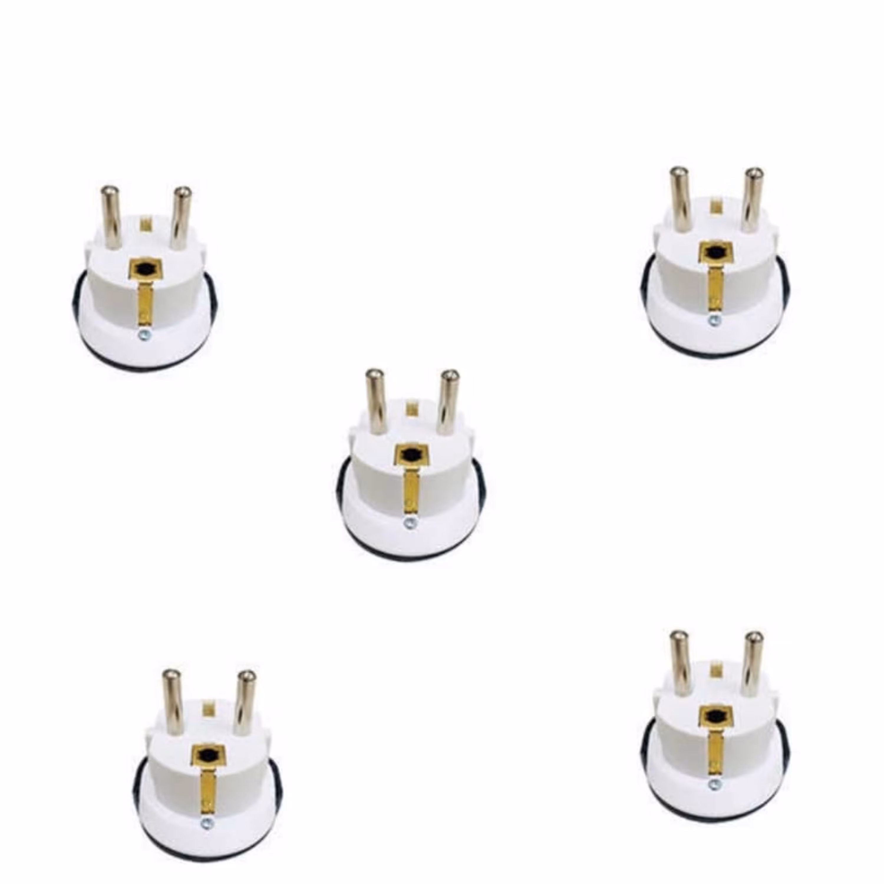 تبدیل دوشاخه برق مدل MAB.98 بسته 5 عددی