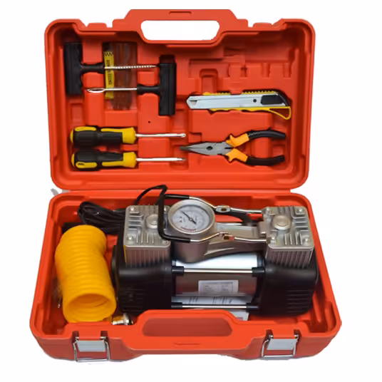 کمپرسور پمپ باد فندکی توربو PM12 دو سیلندر