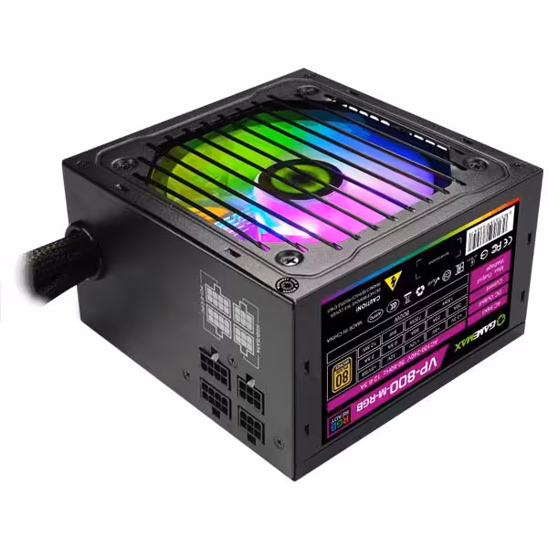 پاور گیمینگ گیم‌ مکس مدل VP800 RGB-M - پردیس پازار