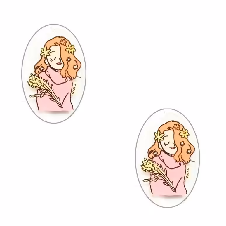 مگنت تزئینی مدل Girl کد 049