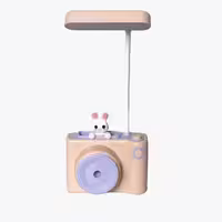 چراغ مطالعه رومیزی طرح دوربین عکاسی جاقلمی دار همراه با مداد تراش