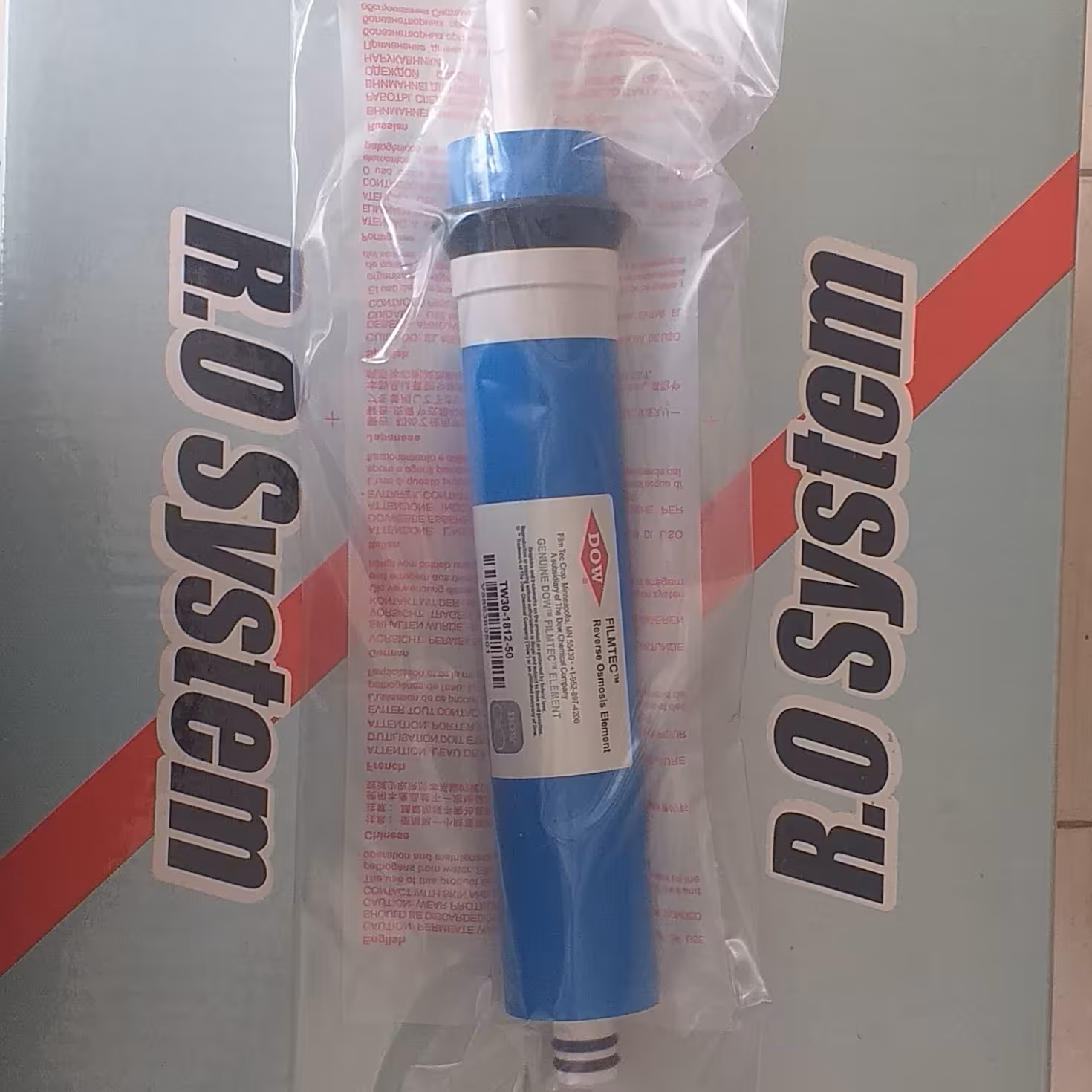 فیلتر ممبران 13لایه فیلمتک با کیفیت خوب جهت حذف آلودگیها و ذرات زیر یک میکرون آب 