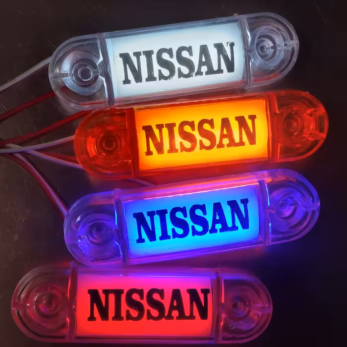 چراغ 202 نور ثابت  12 ولت (طرح NISSAN) رنگ بندی