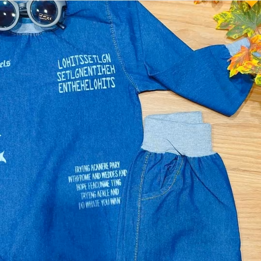 بلوز شلوار جین کاغذی