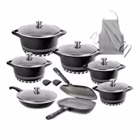 ‫سرویس قابلمه 17 پارچه ایتالیا C برند ام جی اس MGS