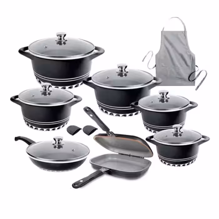 ‫سرویس قابلمه 17 پارچه ایتالیا C برند ام جی اس MGS