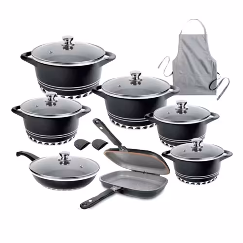 ‫سرویس قابلمه 17 پارچه ایتالیا C برند ام جی اس MGS