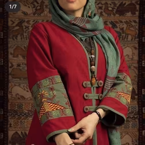 مانتو زنانه مجلسی تن خور شیک در شش سایز 