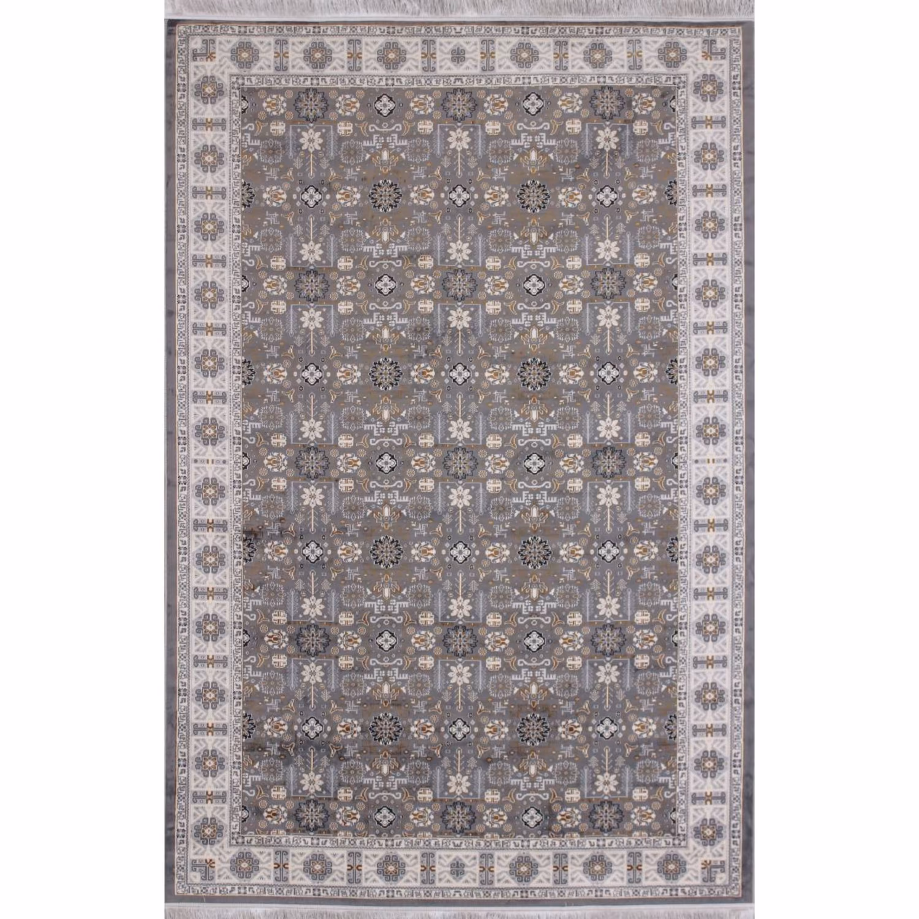 فرش ماشینی افرند طرح پتینه 420 شانه کد 4231 (شش متری)