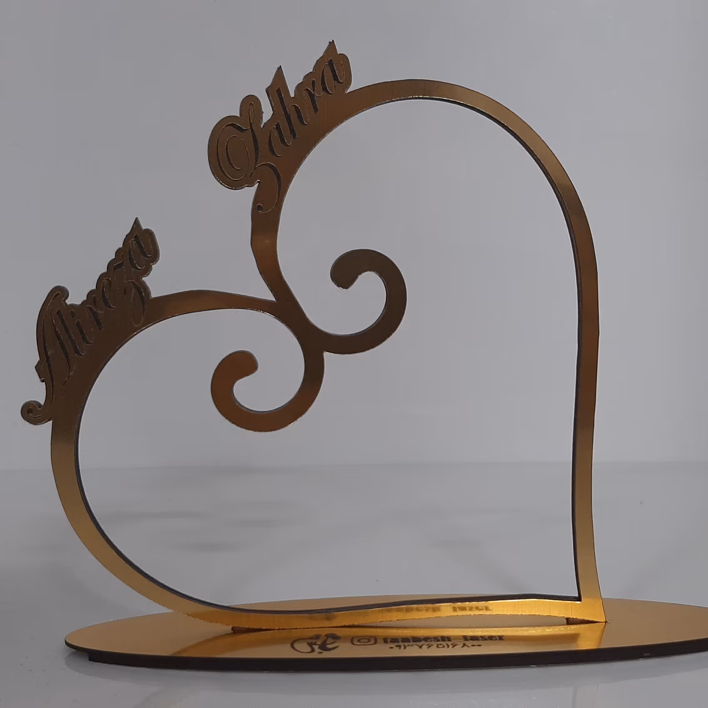 استند حلقه عقد و عروسی  بدون تزیین