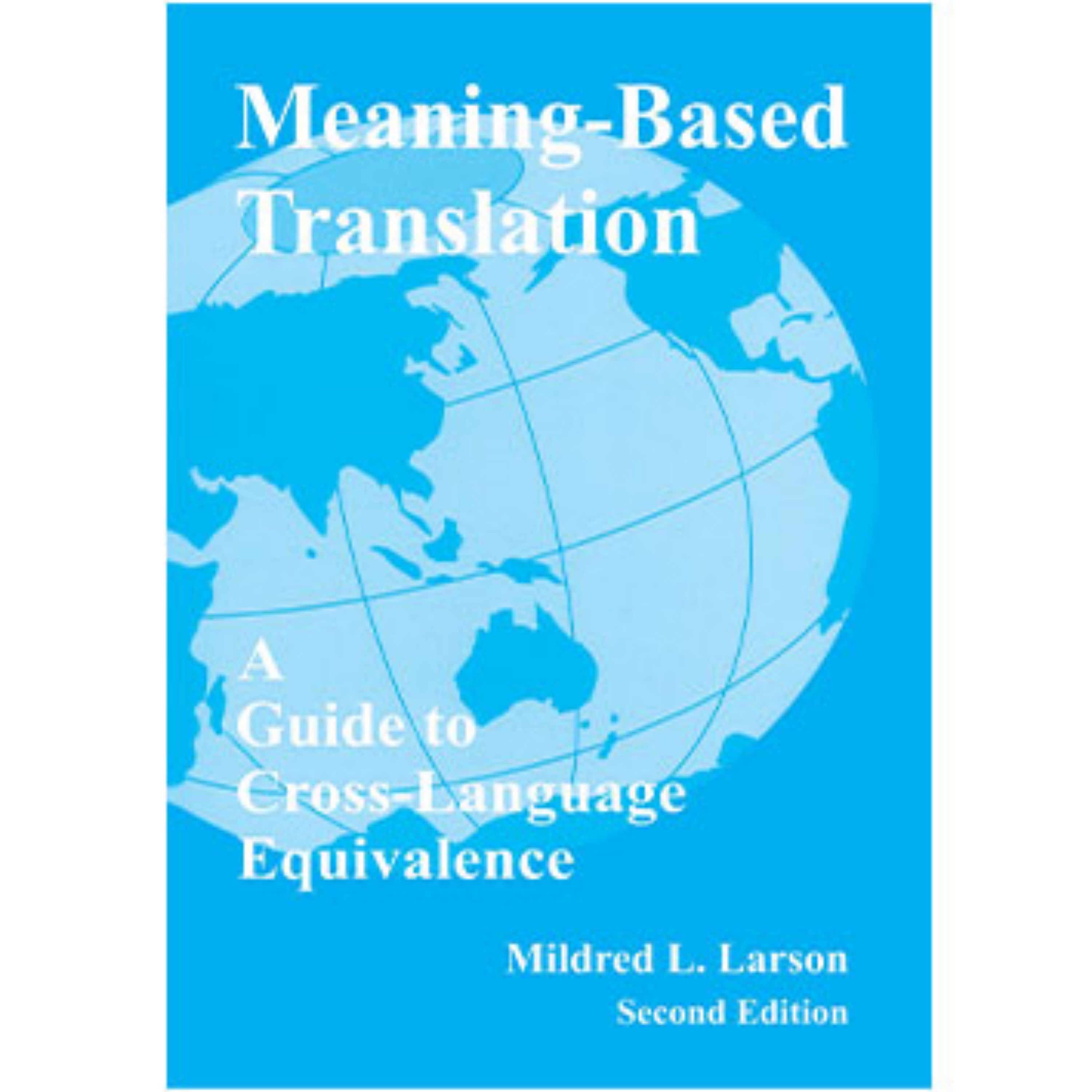 کتاب مینینگ بیسد ترنسلیشن meaning based translation