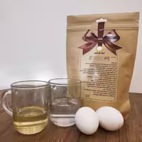 پودر کیک خانگی بلوط
