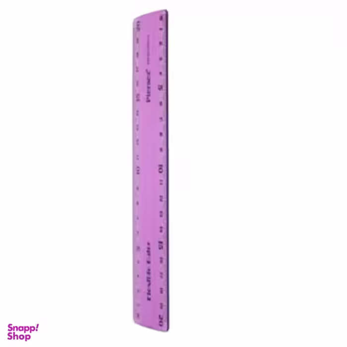 خط کش 20 سانتی پیرسز مدل ژله ای بسته 2 عددی