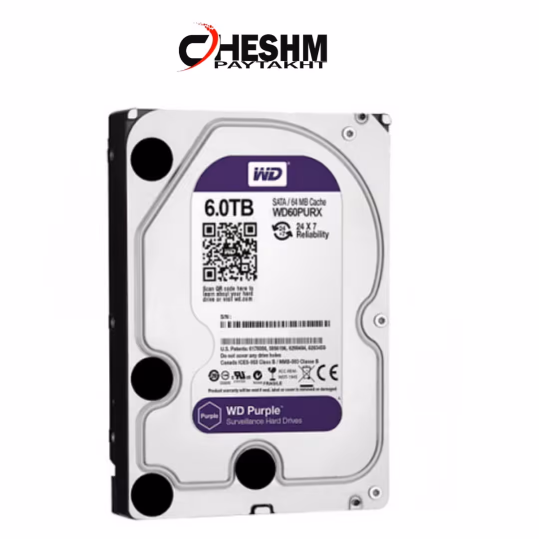 هارد 6 ترابایت وسترن دیجیتال بنفش اصلی