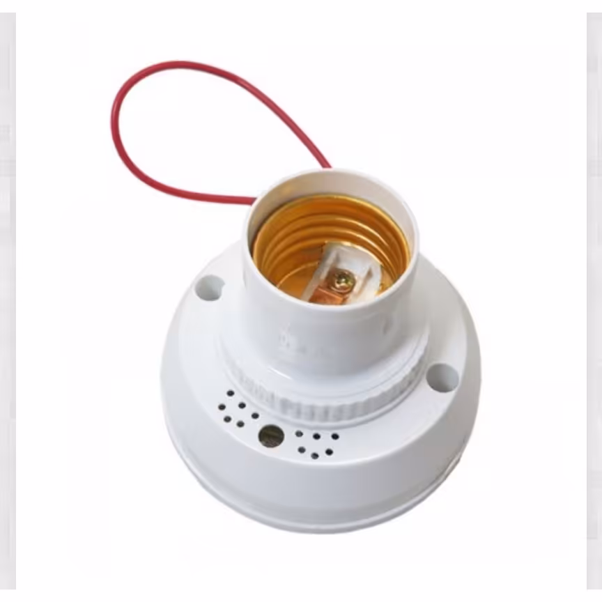 هلدور لامپ  با قابلیت روشن و خاموش شدن روشنایی بوسیله صدا و مجهز به فتوسل بسیار  کارامد