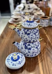 کتری و قوری لعابی شاهین ترکیه