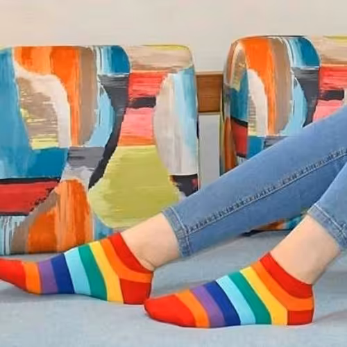 جوراب راه راه