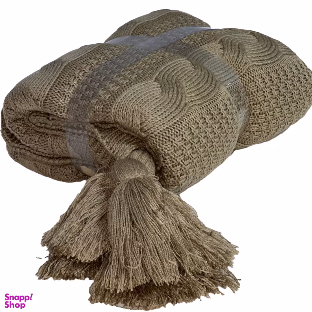 شال مبل بافتنی مدل عرفاتی سایز 140×170 سانتی متر