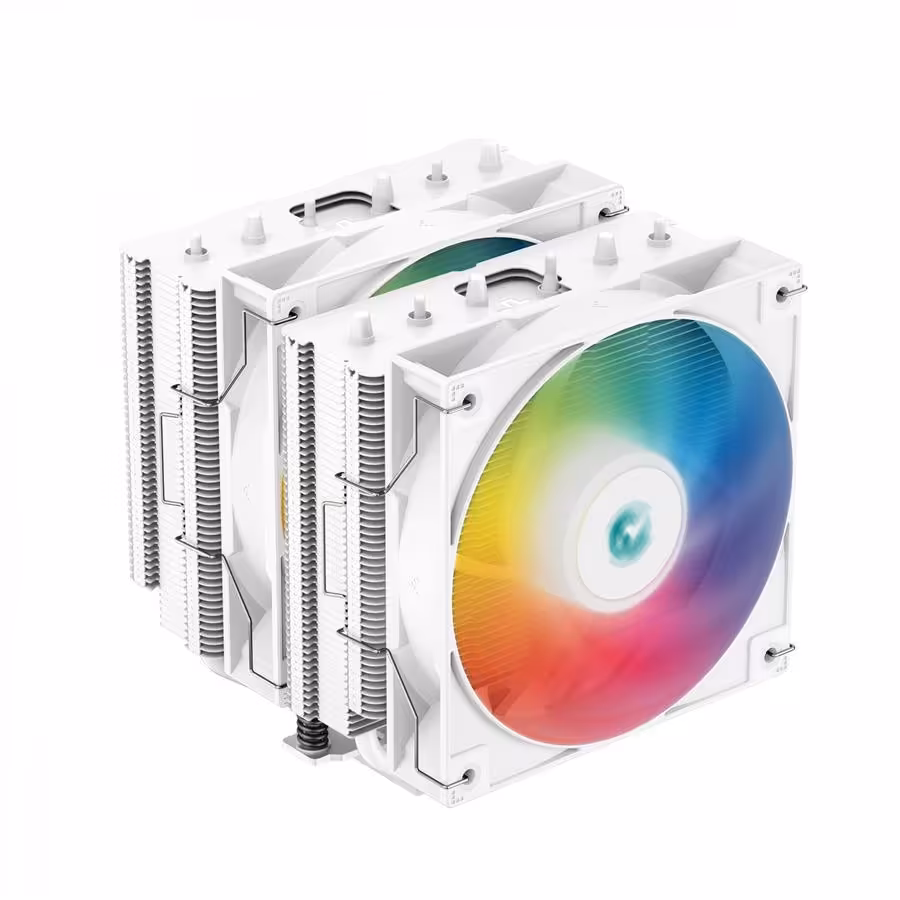 خنک کننده پردازنده دیپ کول مدل AG620 WH ARGB