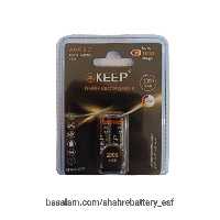 باتری نیم قلم شارژی 12 ولت 1000 میلی آمپر KEEP