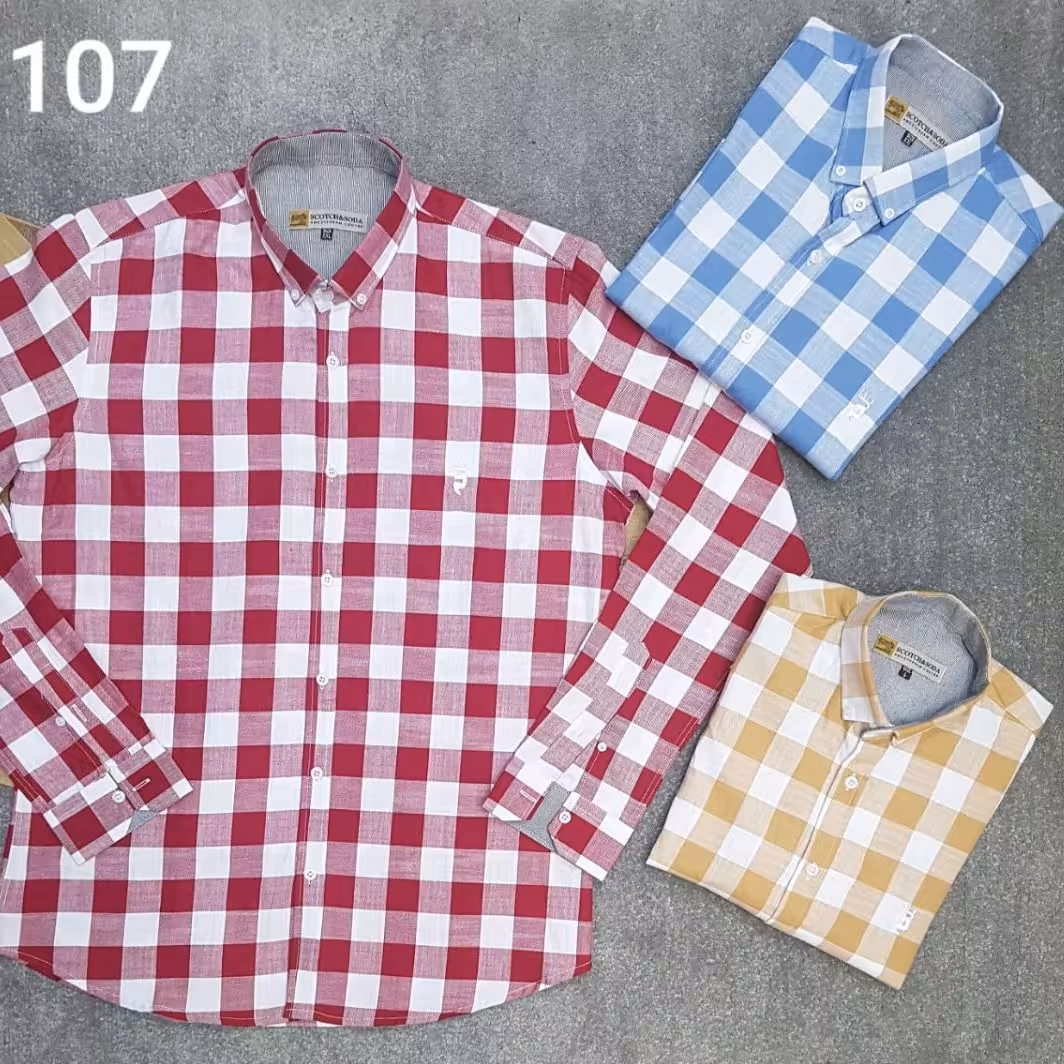 پیراهن چهارخونه شطرنجی