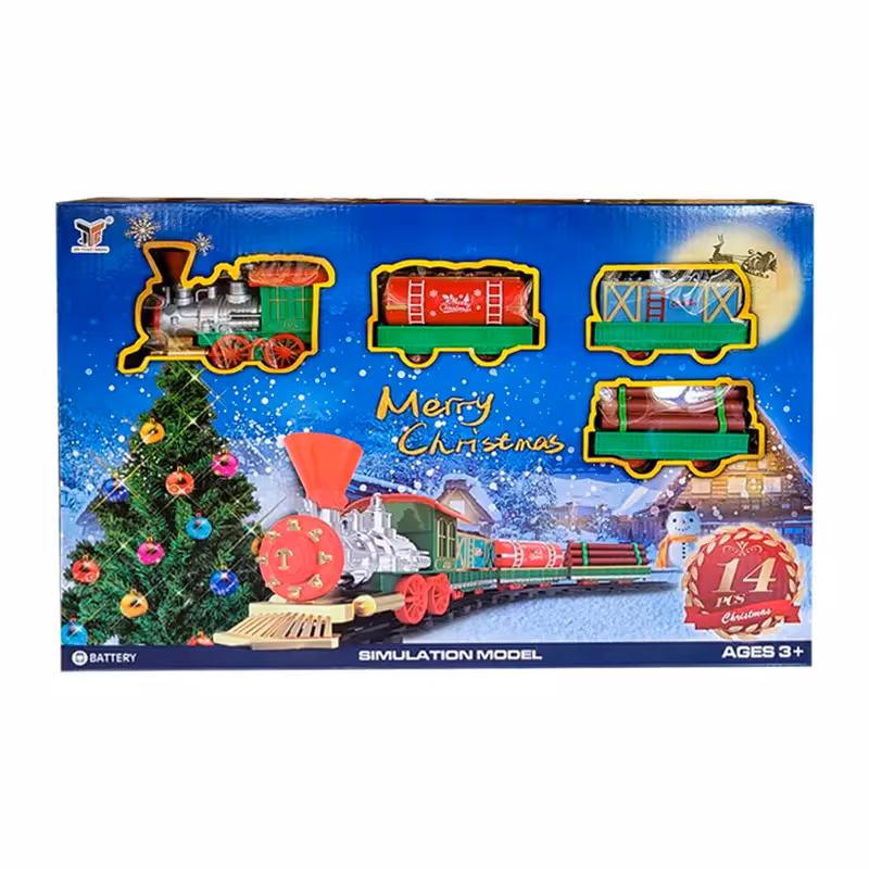 قطار اسباب بازی مدل کریسمس کد 10334