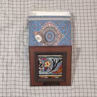 فرش متبرک حرم امام رضا(ع) شناسنامه دار.همراه شیشه خاک تربت هدیه