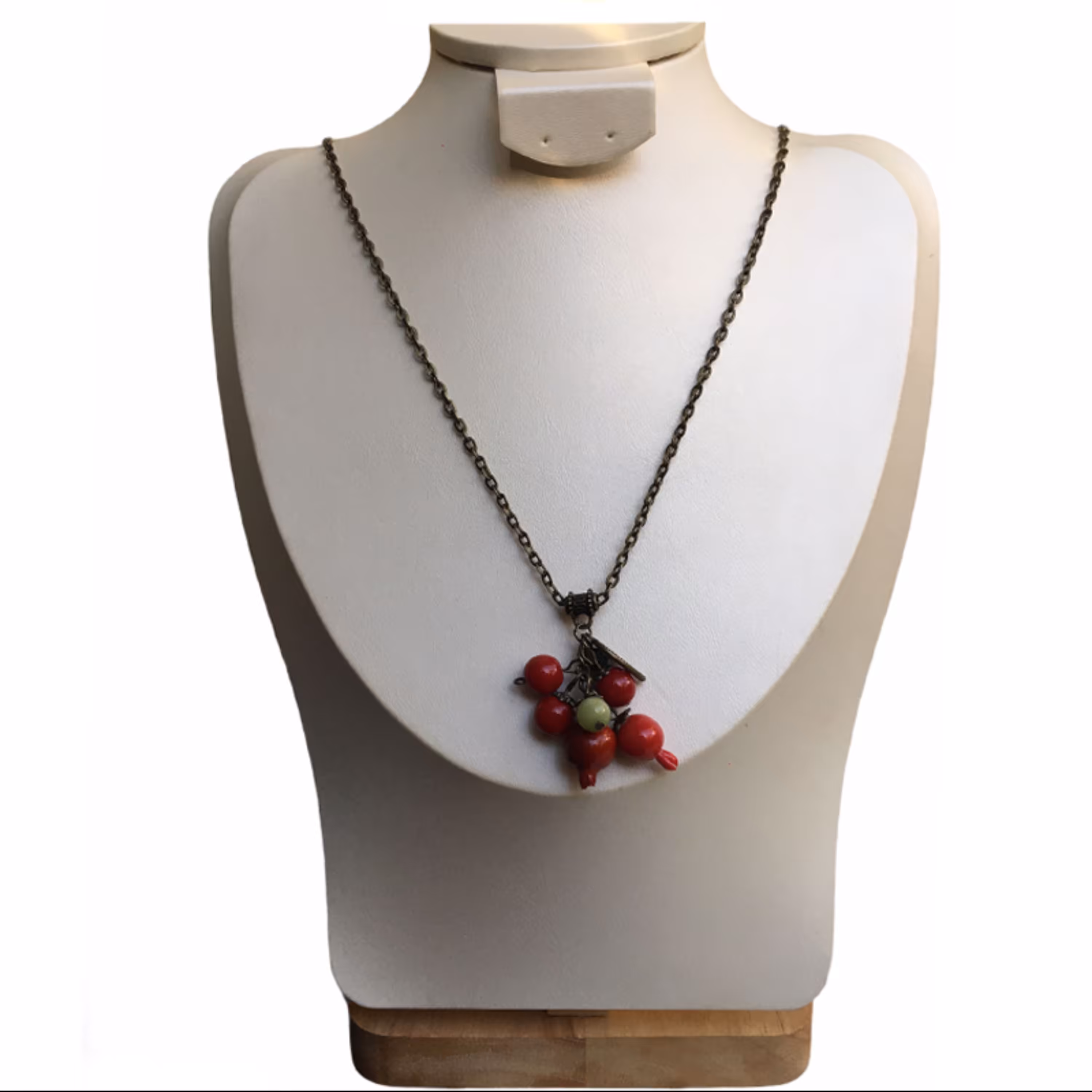 دستبند یارجان تلفیقی از سنگ های عقیق و مرجان