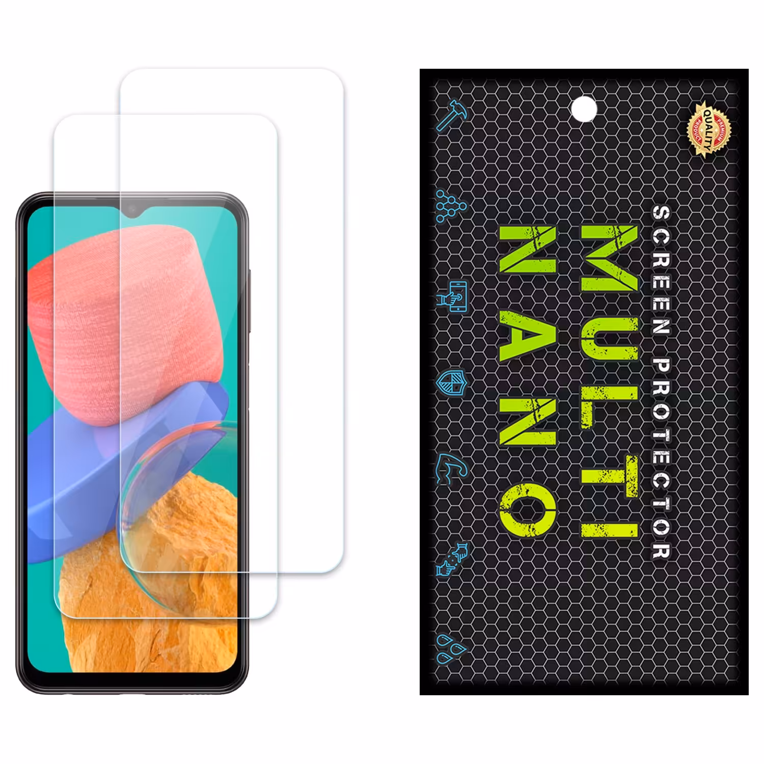 محافظ صفحه مولتی نانو مدل X-S2N برای موبایل سامسونگ Galaxy M33 5G پک دو عددی