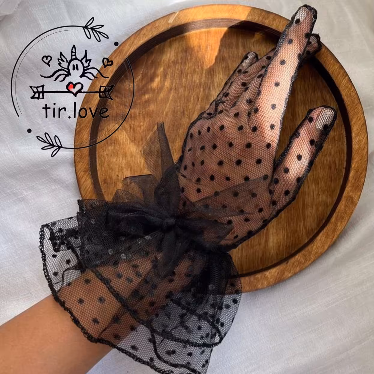 ست روسری و دستکش توری مجلسی در طرح و رنگ متنوع 