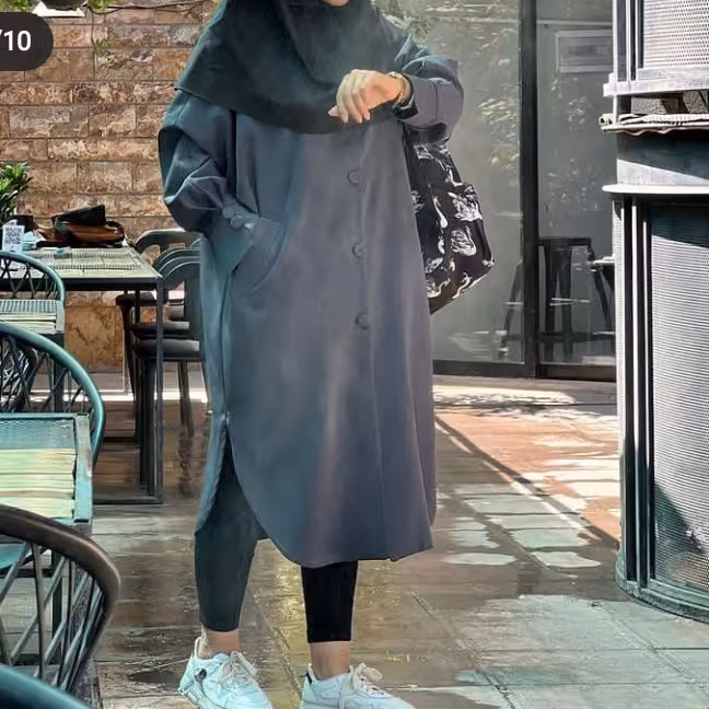 مانتو اداری دانشجویی  جنس مازراتی تا سایز 50