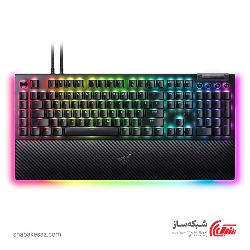 قیمت و خرید کیبورد گیمینگ ریزر Razer BlackWidow V4 Pro - شبکه ساز