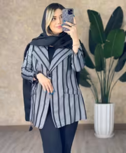 مانتو کتی زنانه نخی مدل 200252