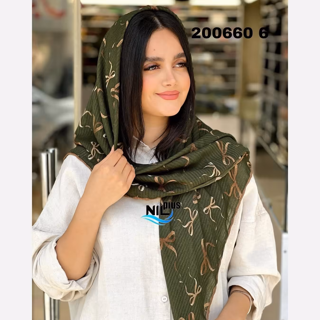 روسری نخ دست دوز قواره 125بهاره با طرح زیبا وجدید