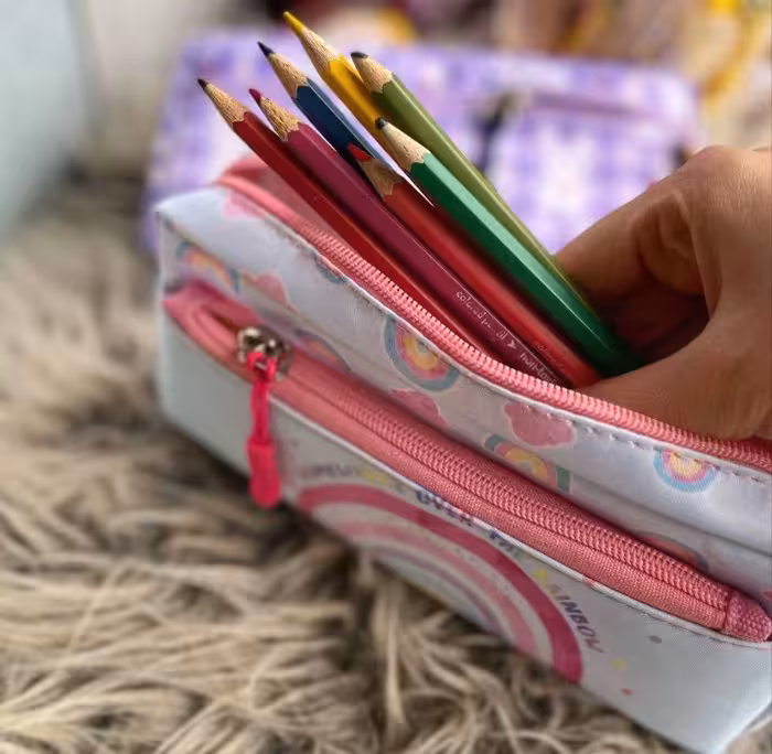 جامدادی 3 زیپ طرح کیوت سویل کد 4010