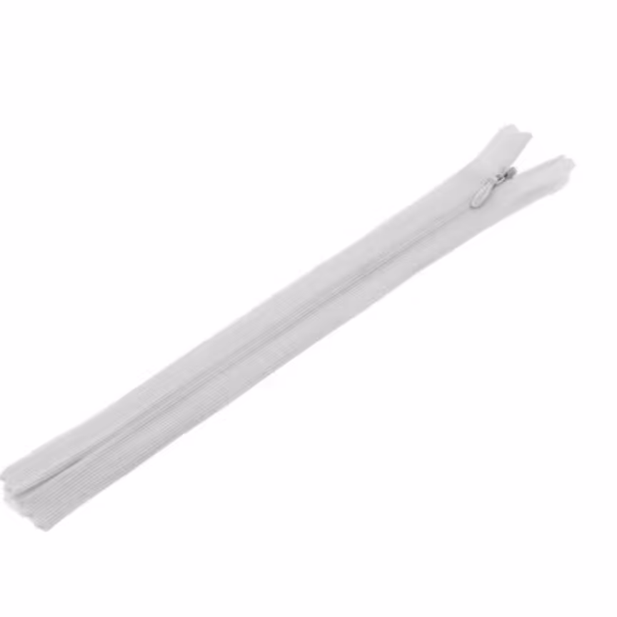 زیپ مخفی سفید 50 سانتی