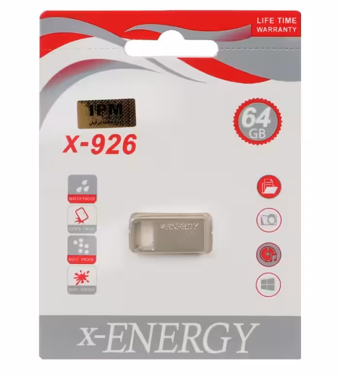 فلش مموری ایکس انرژی مدل X-926 USB2.0 ظرفیت 64 گیگابایت