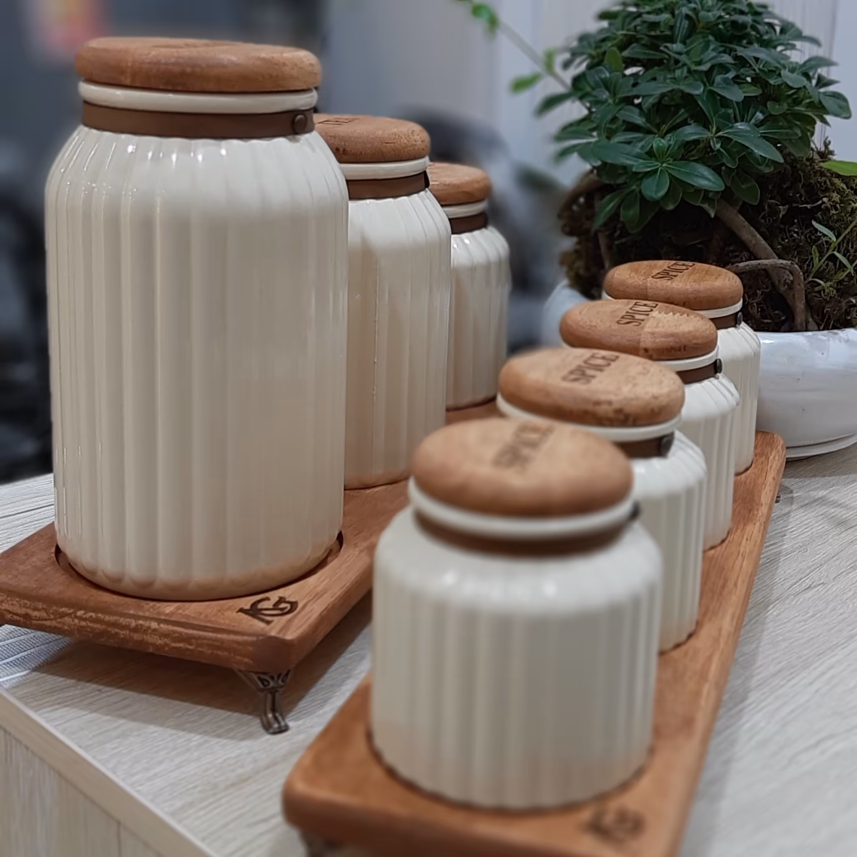 ست پاسماوری  9 پارچه کرم